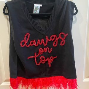 Queen of sparkles georgia vest size small